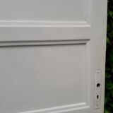 Porte vintage panneautée