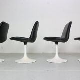 Scandinavian Modern Set Of 4 Dinning Chairs By Börje Johanson Vinga, Sweden 1970