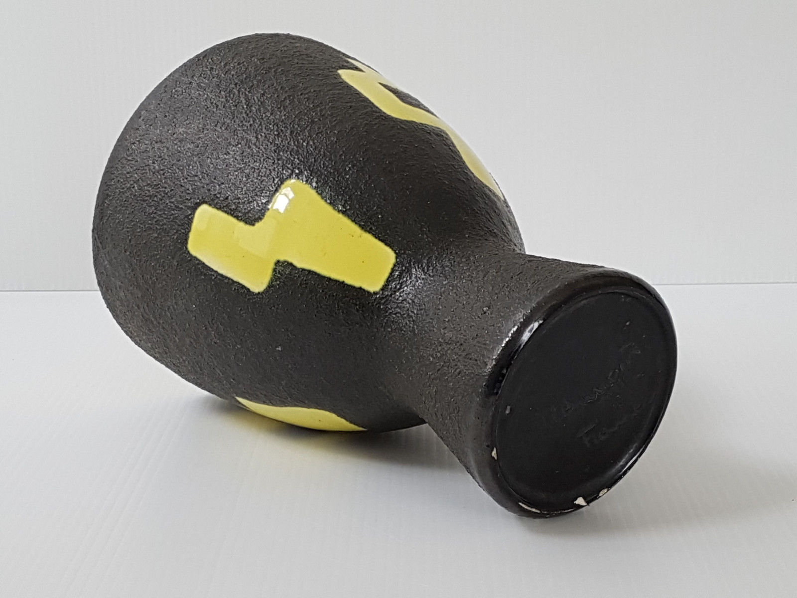 Vintage vase diabolo Elchinger 1950