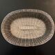 Silver metal breadbasket
