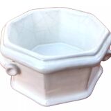 Glazed ceramic planter by Christophe de Mons, a ceramist
