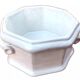 Glazed ceramic planter by Christophe de Mons, a ceramist