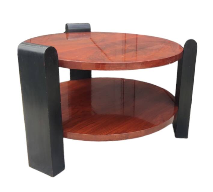 Old Art Deco pedestal coffee table