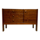1978 - Modernist solid wood chest of drawers - France