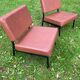 Vintage drivers, Armchair, Metalor French manufacture set of 4