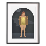 22 carat gold enhanced print, Le Trésor, 15x20 cm, signed limited edition