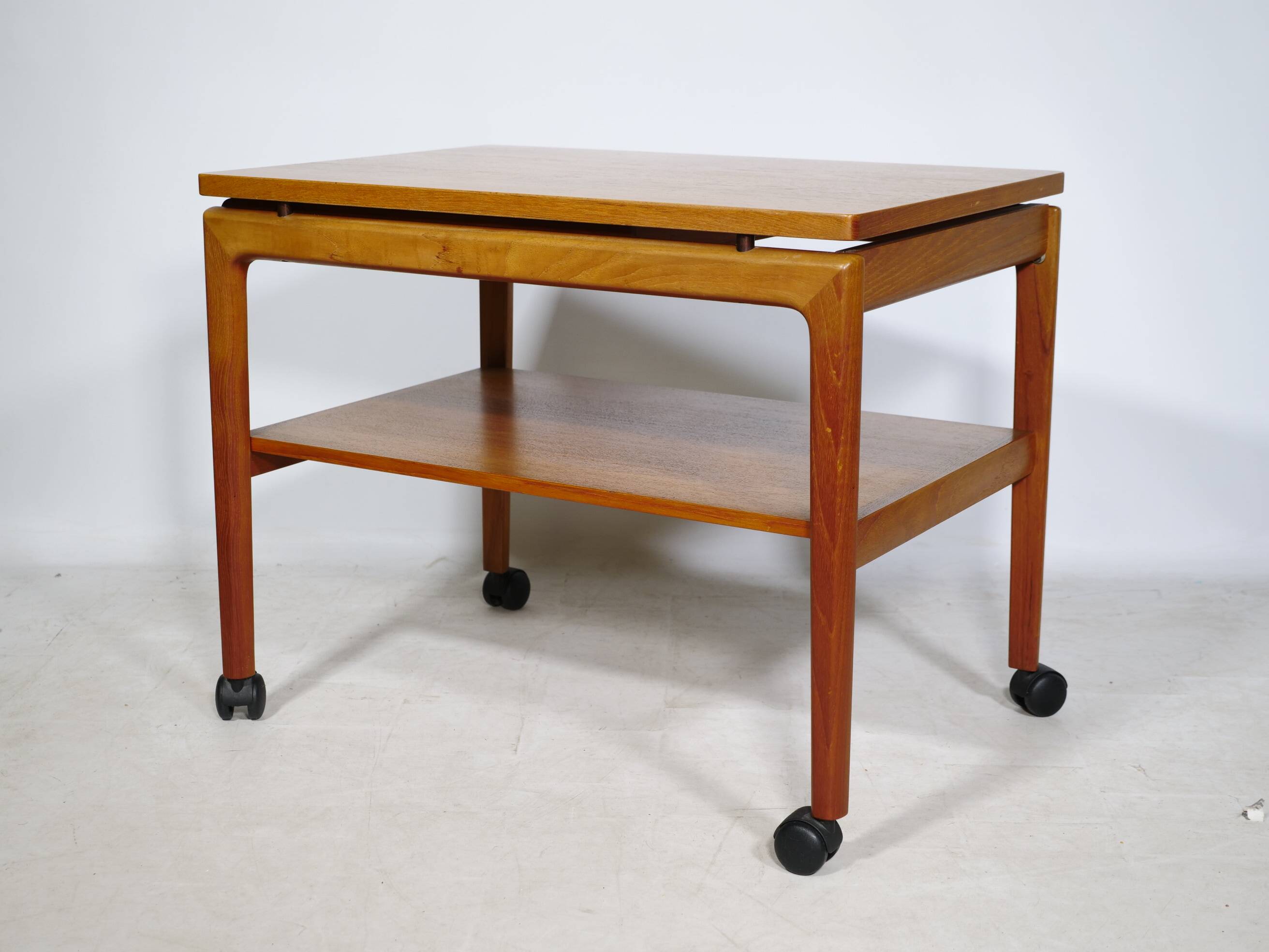 Teak Serving Trolley Senator Series by Ole Wanscher for France & Son, 1960s
