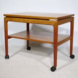 Teak Serving Trolley Senator Series by Ole Wanscher for France & Son, 1960s