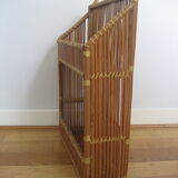 Bamboo wall shelf