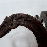 Screen carved wood glass beveled