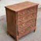 Louis XVI imperial chest of drawers renovated in 19th century mahogany