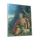 Ancient table on copper of saint john ino, 17th century