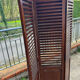 Exotic wood screen colonial style