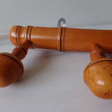 Coat racks or wooden hats 70s