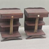 Pair of Art Deco bedside tables 1930s