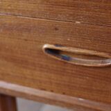 Vintage Scandinavian teak chest of drawers, Denmark, 1960