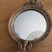 Miroir ancien face à main - 12cm