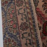 Vintage Turkish rug from Oushak, hand-woven 131x202 cm