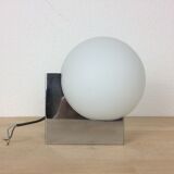 1970 chrome and opaline ball
