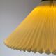 Ceiling lamp with paper shade of Danish design by Le Klint from the 1960s