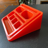 Orange desktop organizer