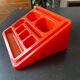 Orange desktop organizer