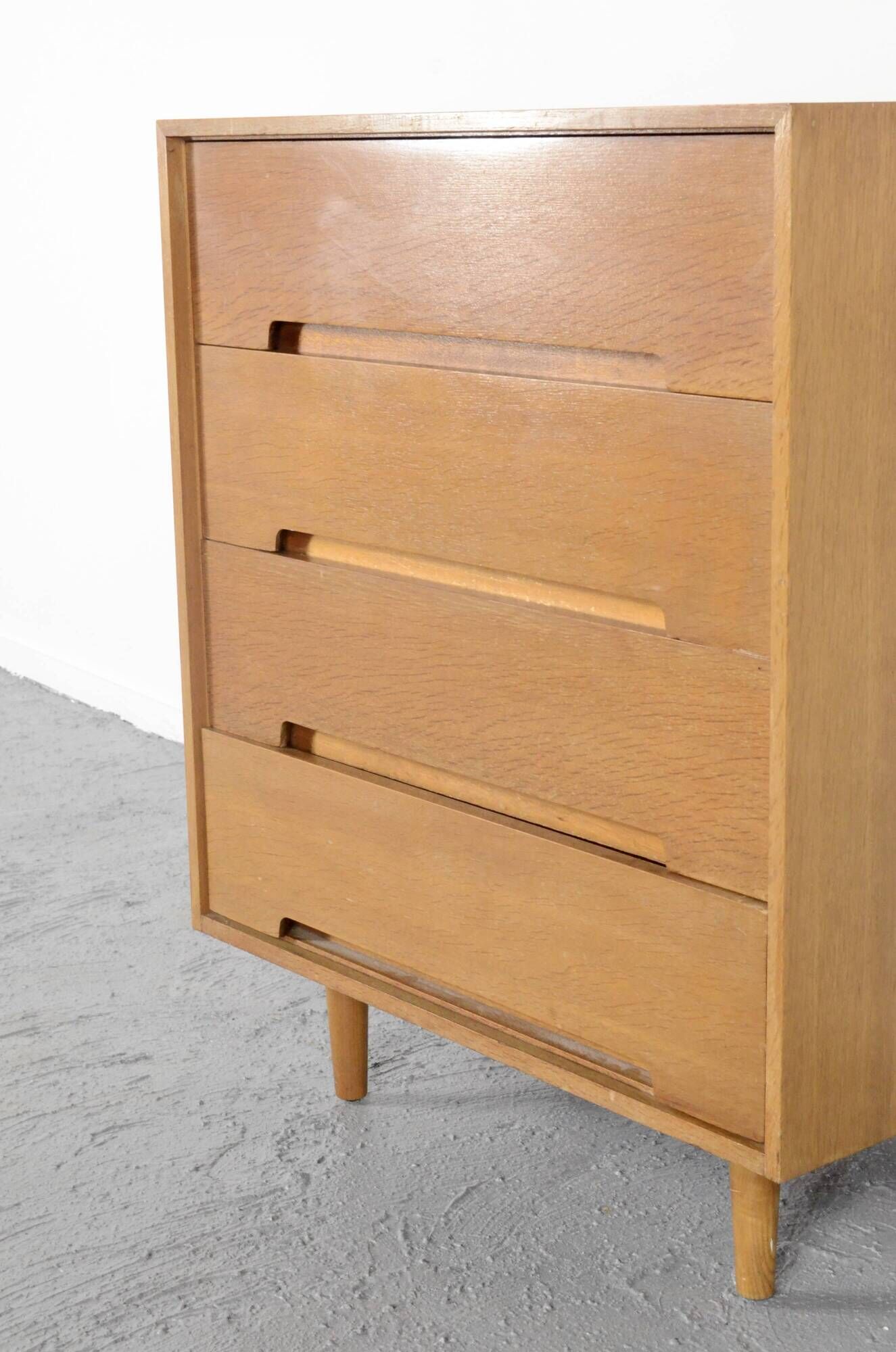 Midcentury Stag C Range Chest Of Drawers By John And Sylvia Reid In Oak. Vi