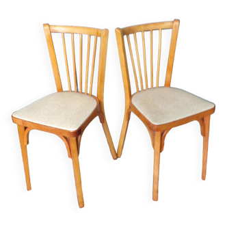 Paire de chaises Baumann 153