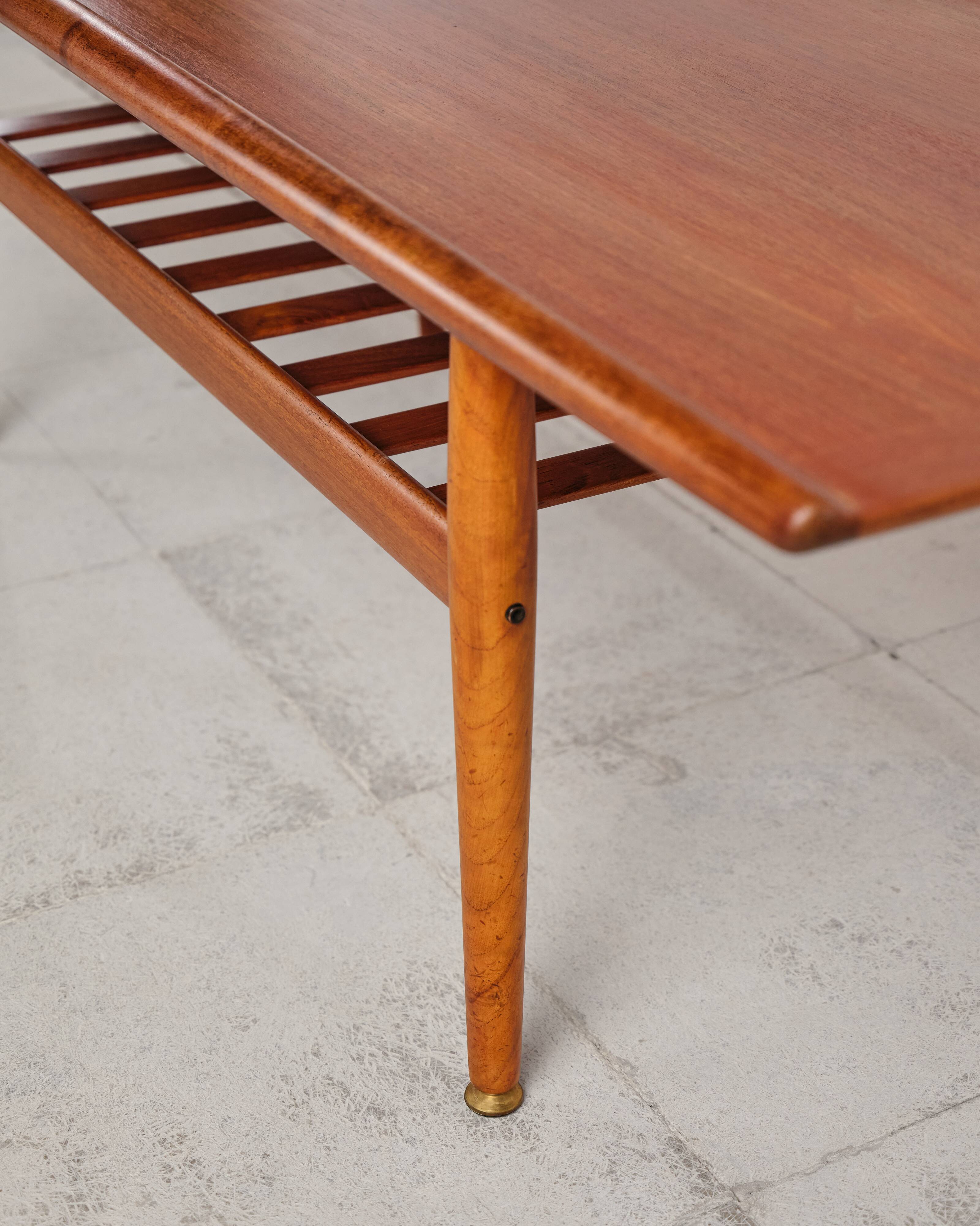 Large coffee table by Grete Jalk, Mid-Century Danish design.
