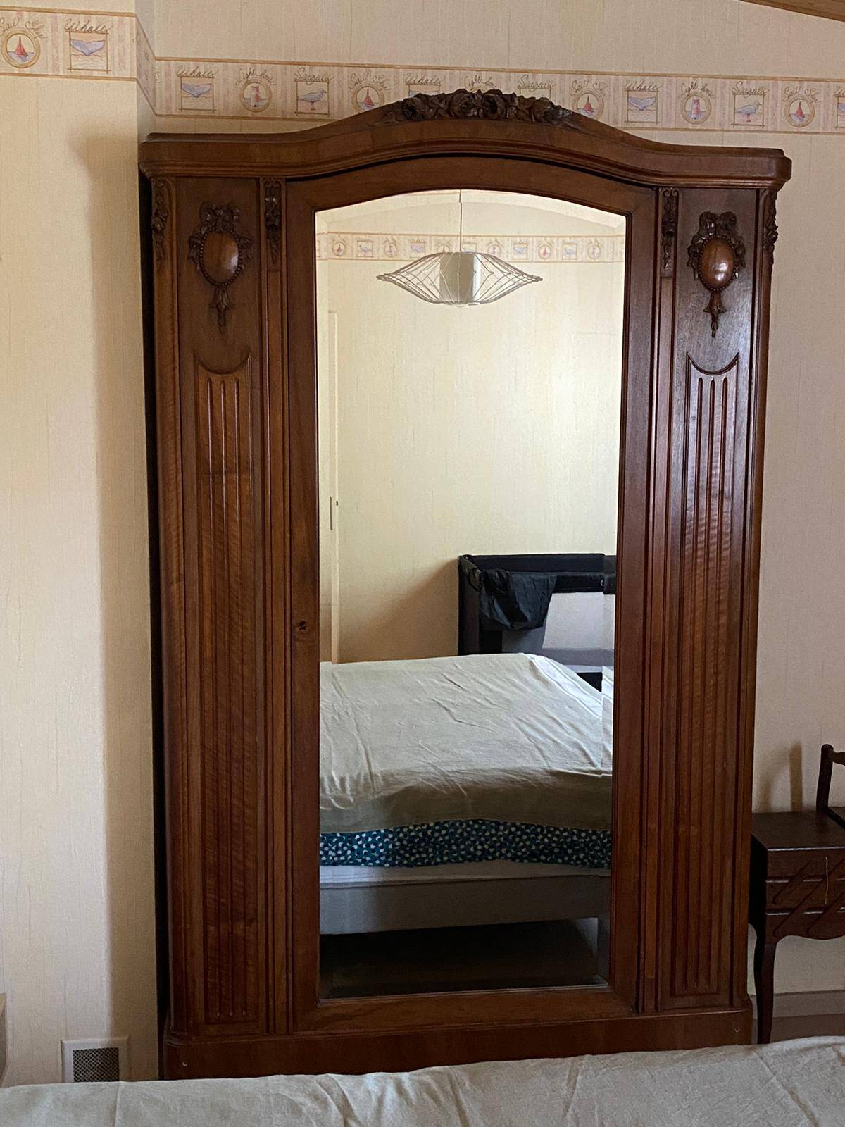 Rustic linen cabinet