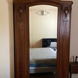 Rustic linen cabinet