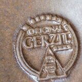 Six assiettes en grès gerzit west germany original vintages