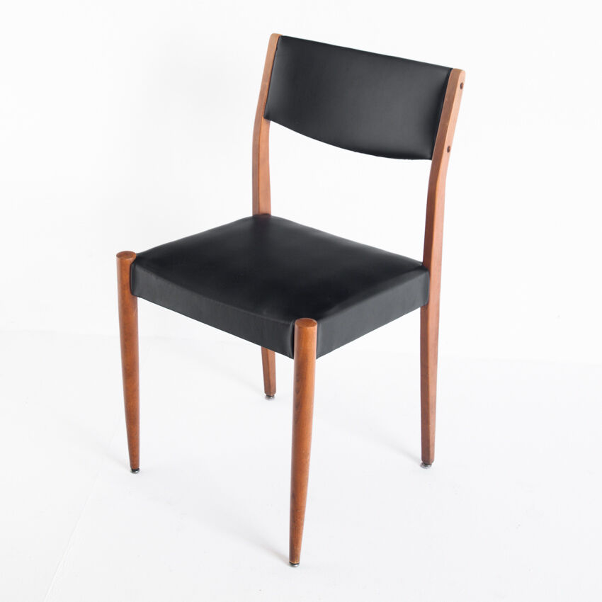 Set of 4 Scandinavian style chairs, France, 1960s