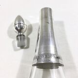 Crystal and silver decanter