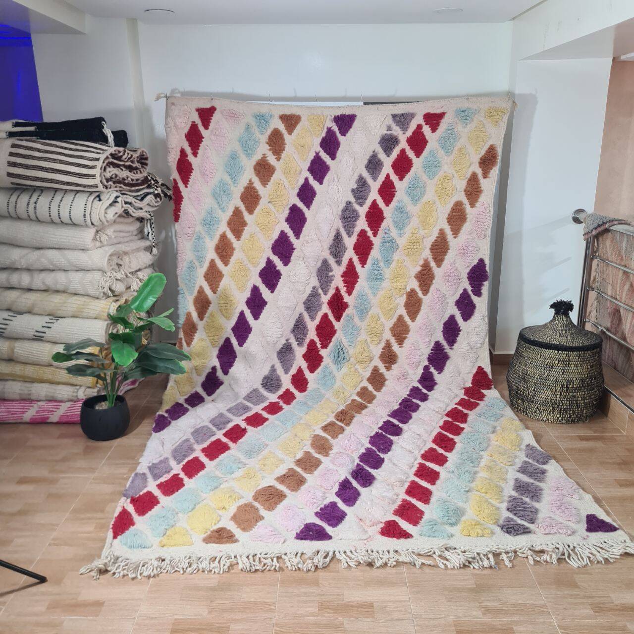 Handmade Moroccan Berber rug 300 x 200 cm