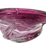 Val Saint-Lambert crystal centrepiece – Wave model circa 1950