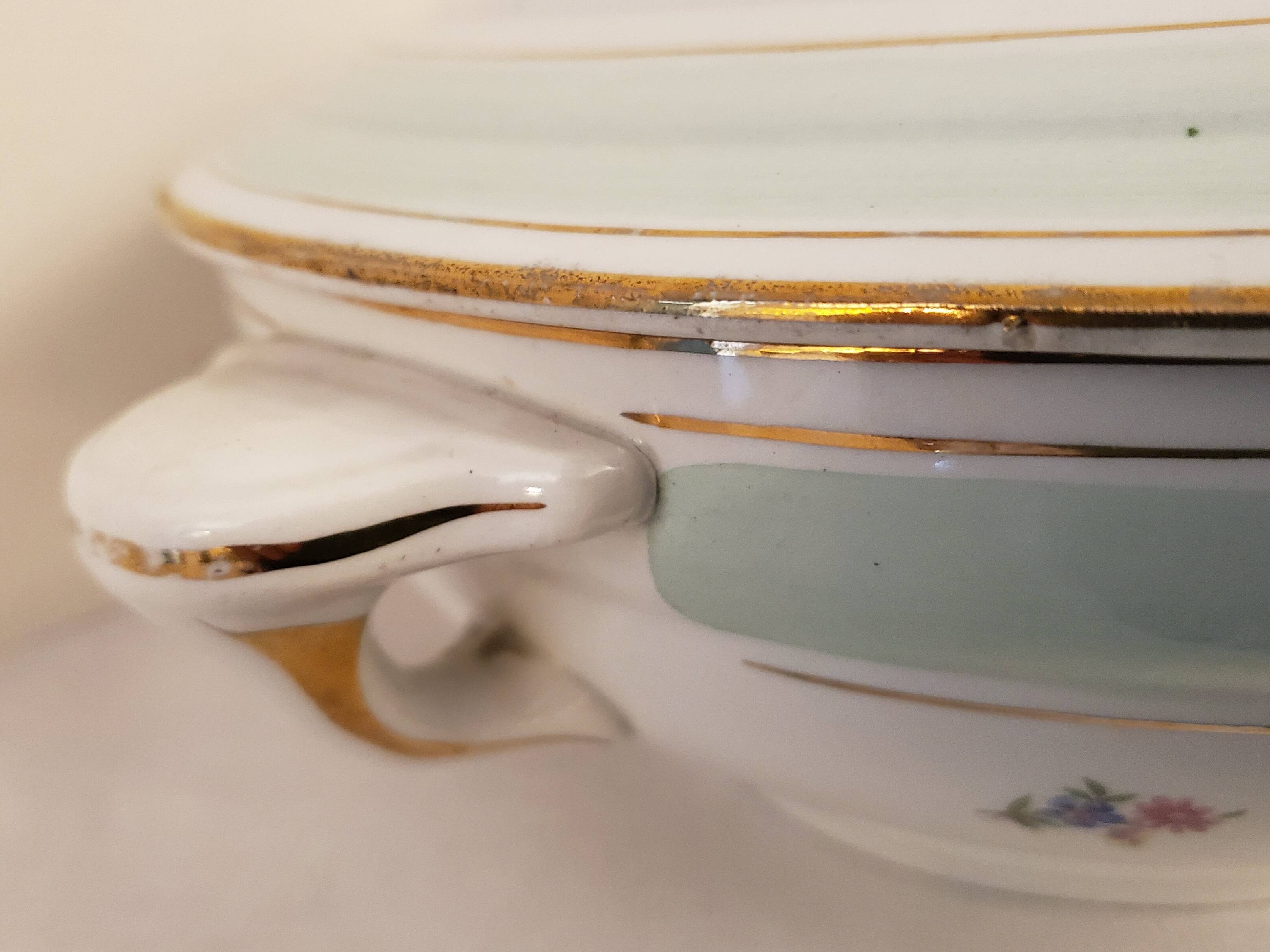 Opaque porcelain soup 1960