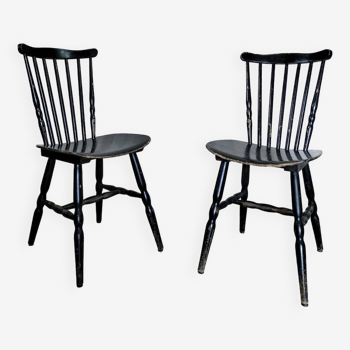 Pair of Baumann chairs model "Floride"