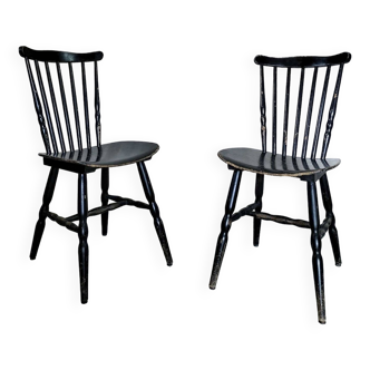 Paire de chaises Baumann modèle "Floride"