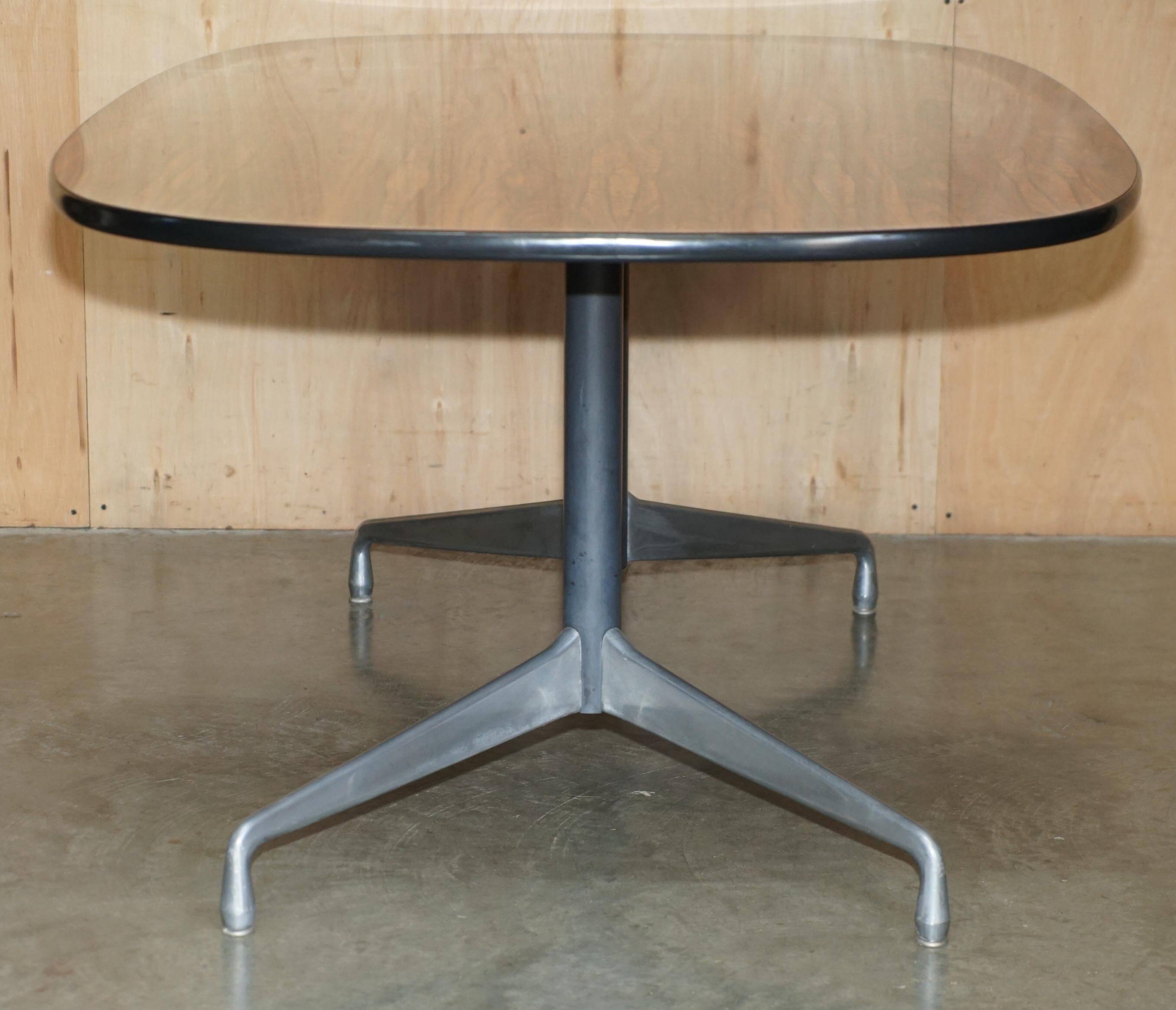 Herman Miller Eames Vintage Mid Century Modern hardwood conference table