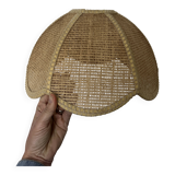 Vintage rattan lampshade