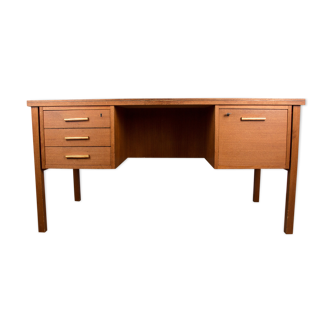 Bureau ministre double-face style scandinave art déco 1960.