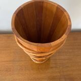 Antique Wooden Barrel Style Umbrella Stand Vintage Decor