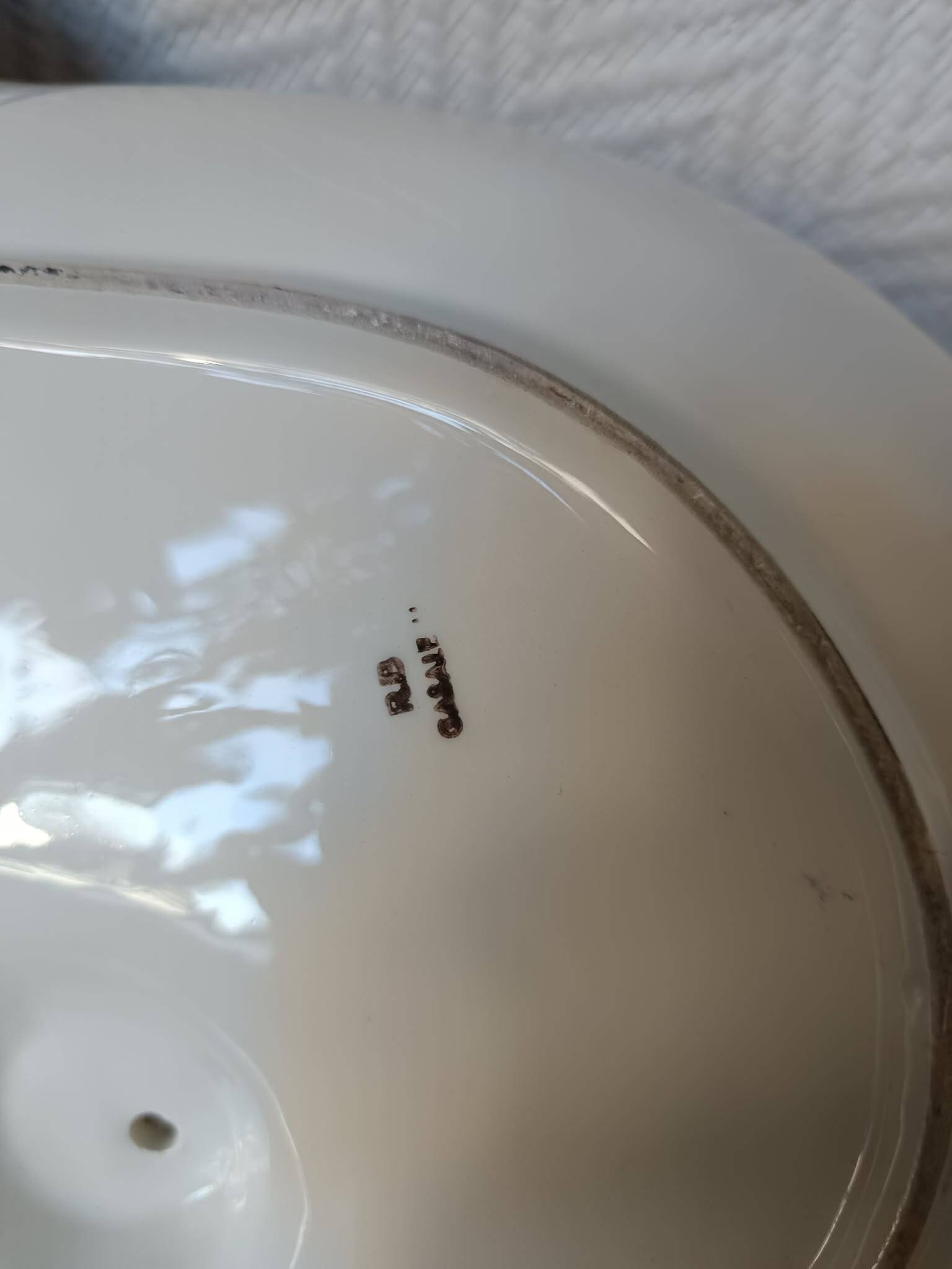 Vintage ceramic duck plate