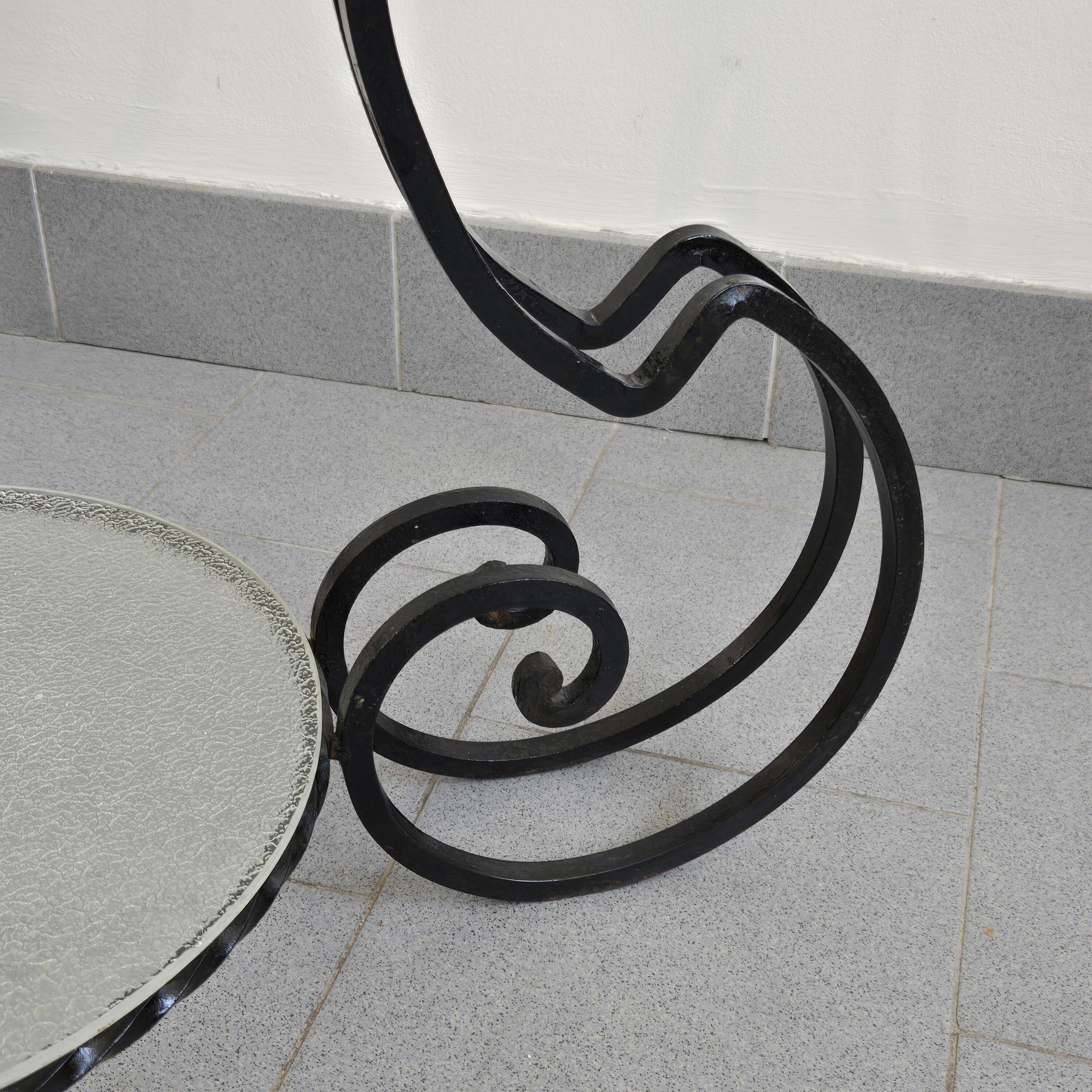 Vintage 1950s pedestal side table