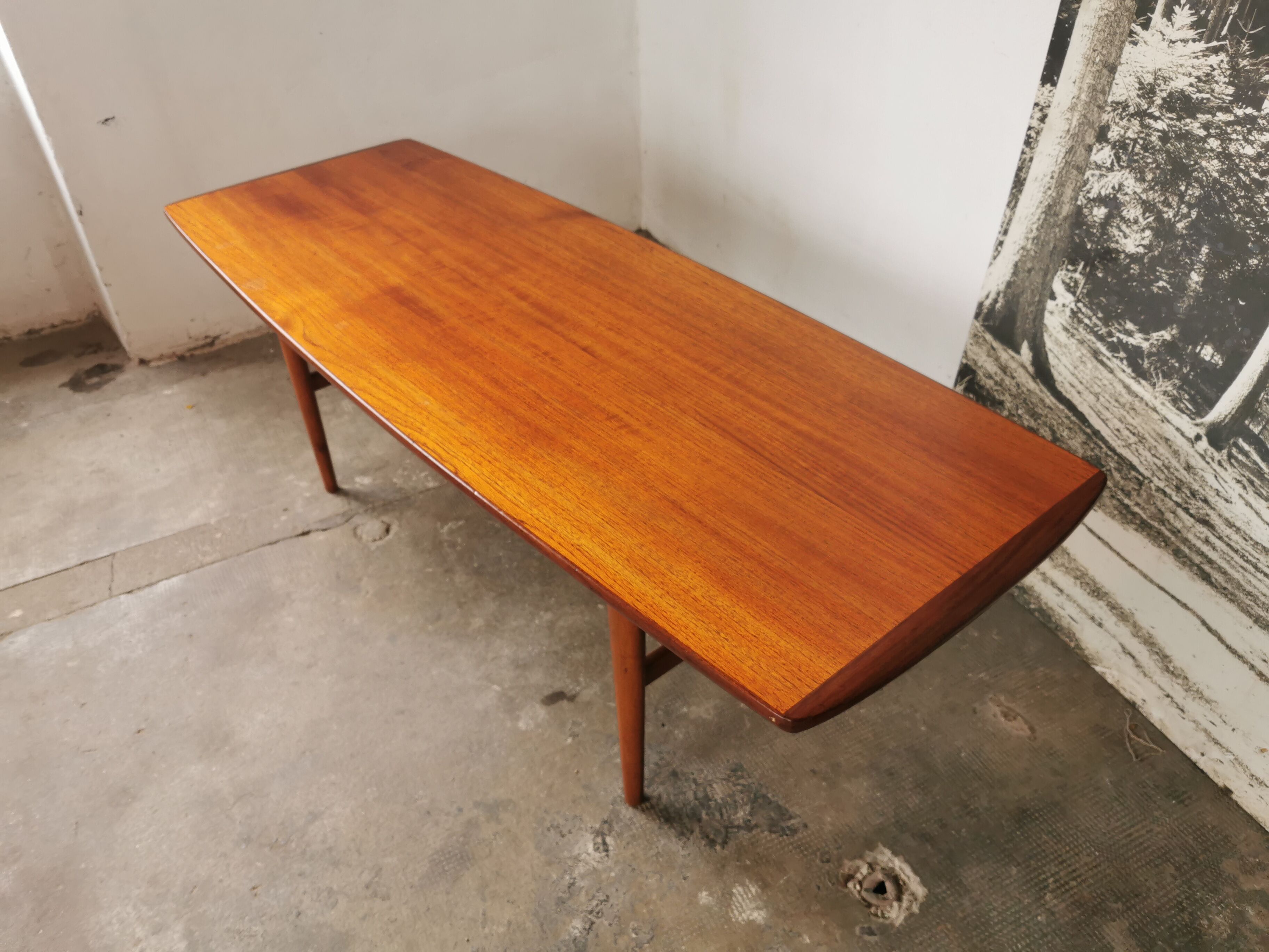 Scandinavian teak coffee table Alberts Tibro
