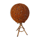 Rattan table lamp