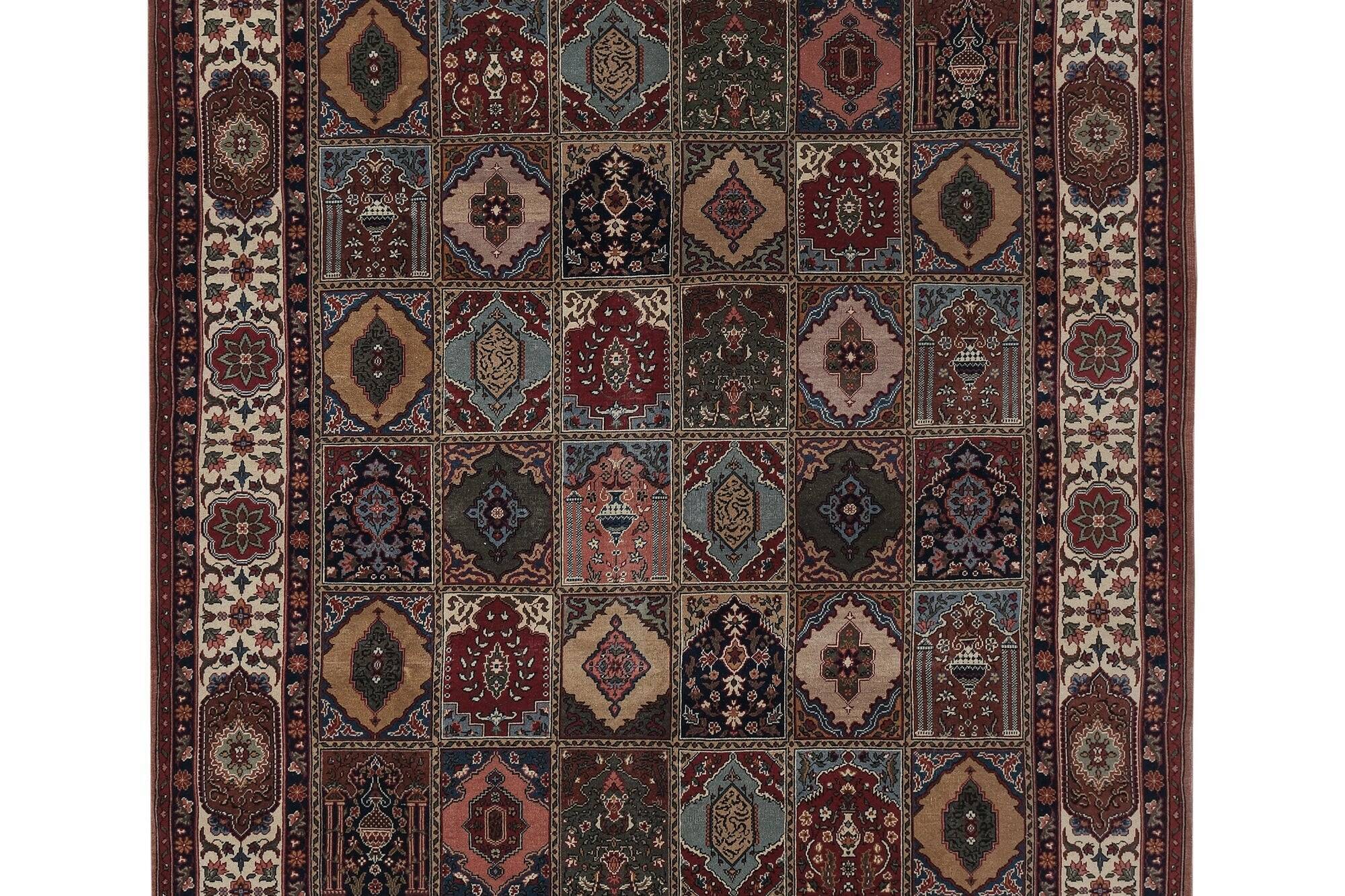 Vintage Turkish handmade rug 250x306 cm