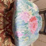 Suite de 6 chaises Louis Philippe à Rossi fleuri