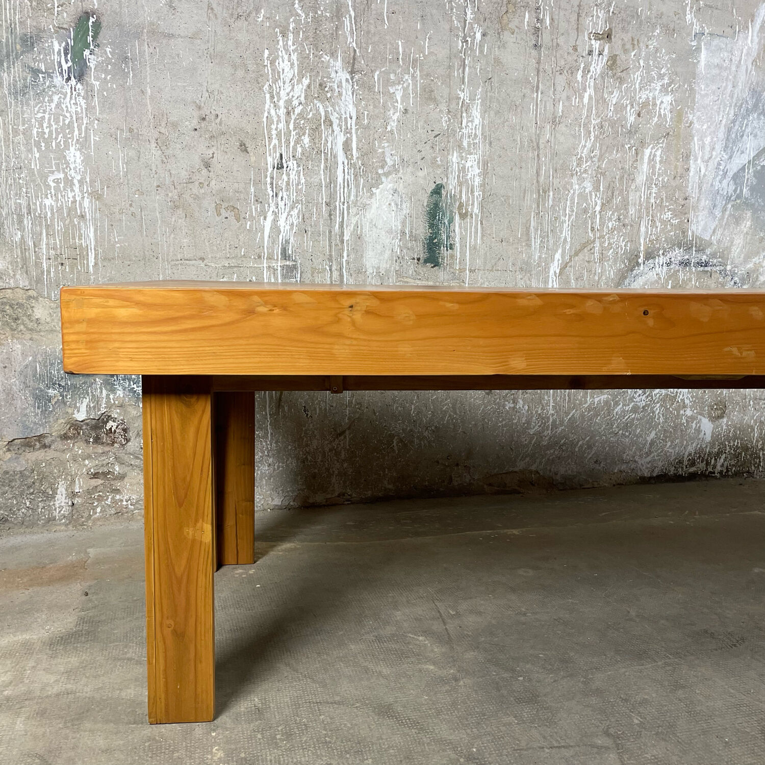 Solid pine farmhouse table 90 years